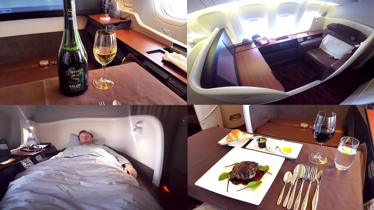 Japan Airlines FIRST CLASS Tokyo to London|Boeing 777-300ER