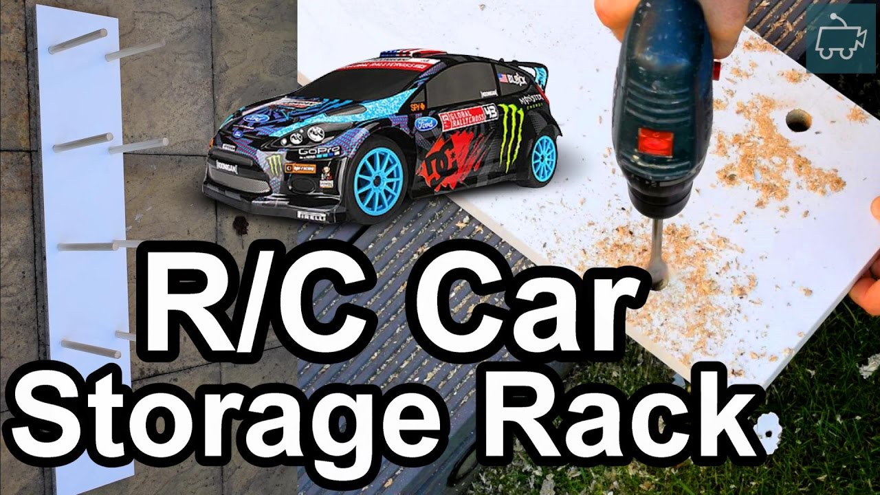 Making an AWESOME Rack for Wall Mounting R/C Cars