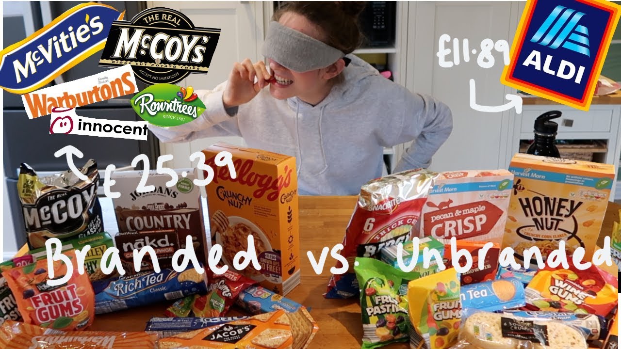 Aldi vs. Branded Food Challenge