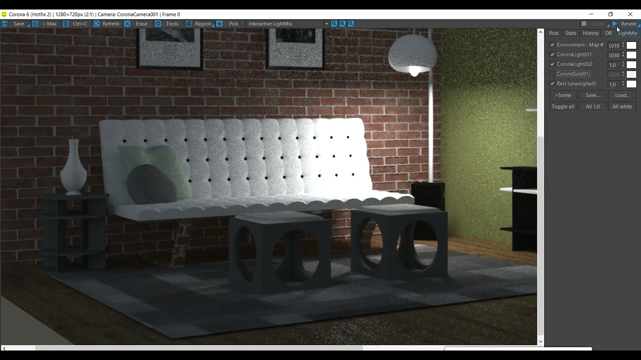 SKETCH UP İLE HAZIR MODELLENMİŞ SAHNENİN 3DS MAX TE RENDER ALINMASI