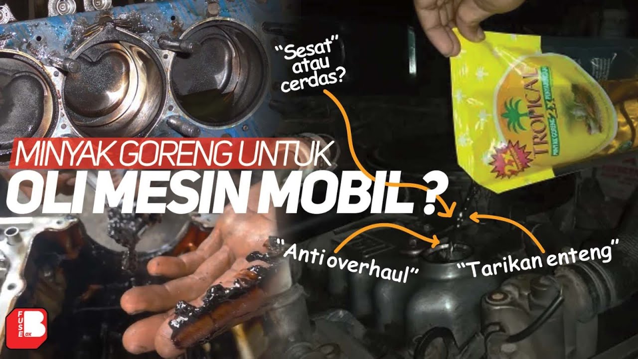 Minyak Goreng Untuk Oli Mesin Mobil ? | Sesat Atau Cerdas ? |Tarikan Enteng Anti Overhaul