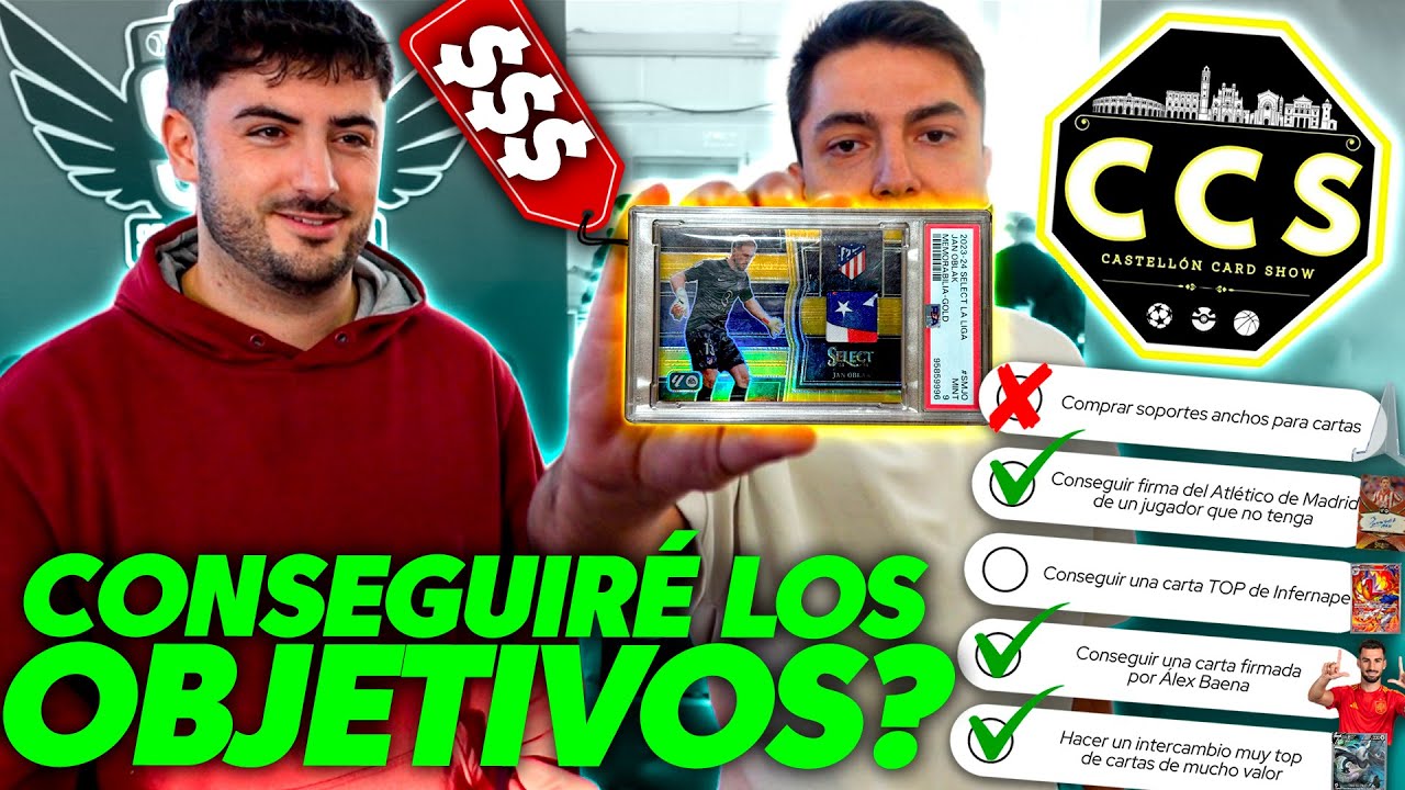 CONSEGUÍ LA MEJOR CARTA de MI COLECCIÓN!! ASÍ FUE el CASTELLÓN CARD SHOW 2025