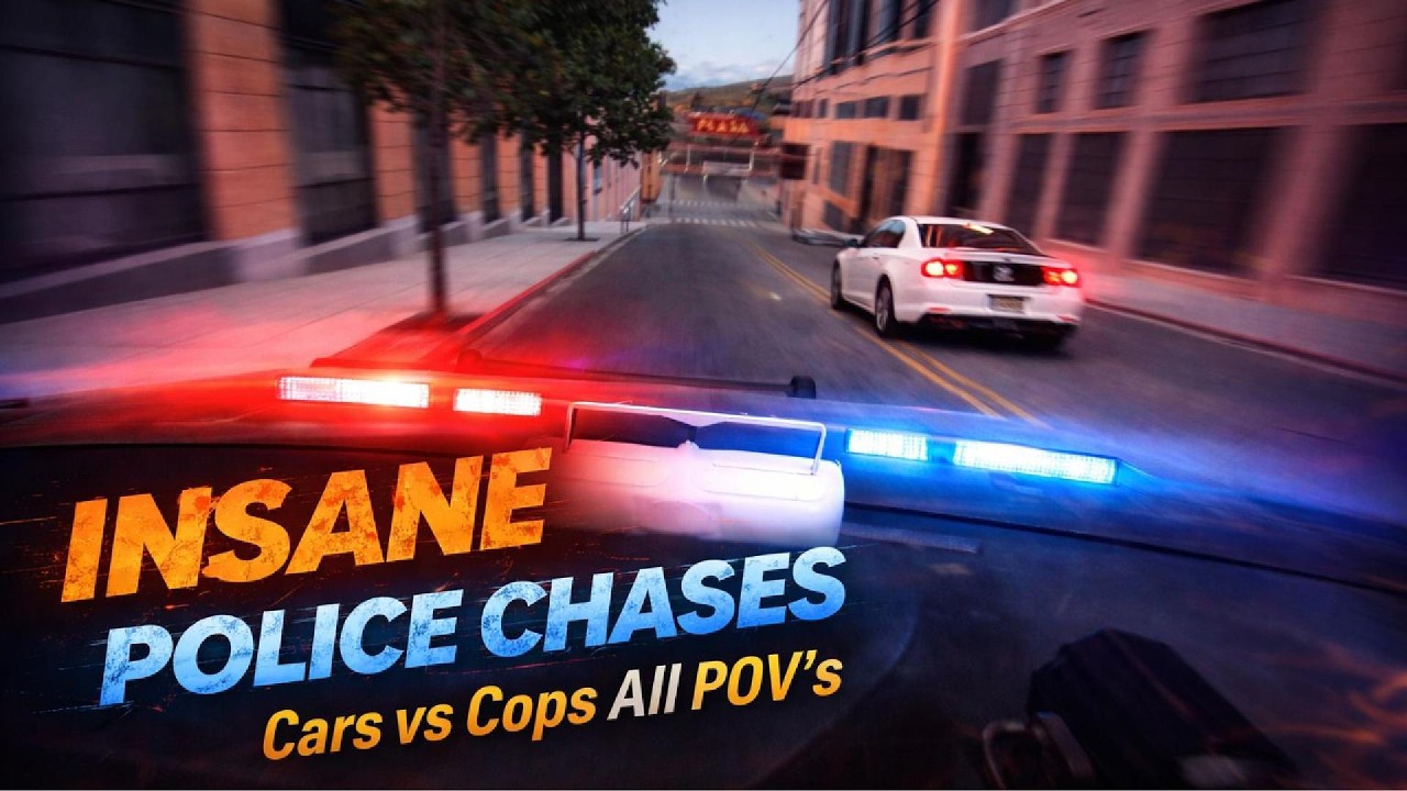 Cars vs Cops!?!? | Dashcam, Cop Cam & 360 POV! | BeamNG.Drive