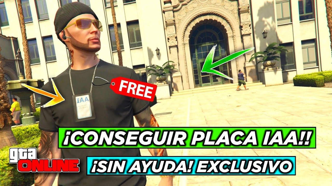NEW ¡Fácil & SÓLO!! 😱 SUPER EXCLUSIVO| CONSEGUIR PLACA *IAA* en GTA 5 ONLINE| GRATIS en 5 MINUTOS!!!