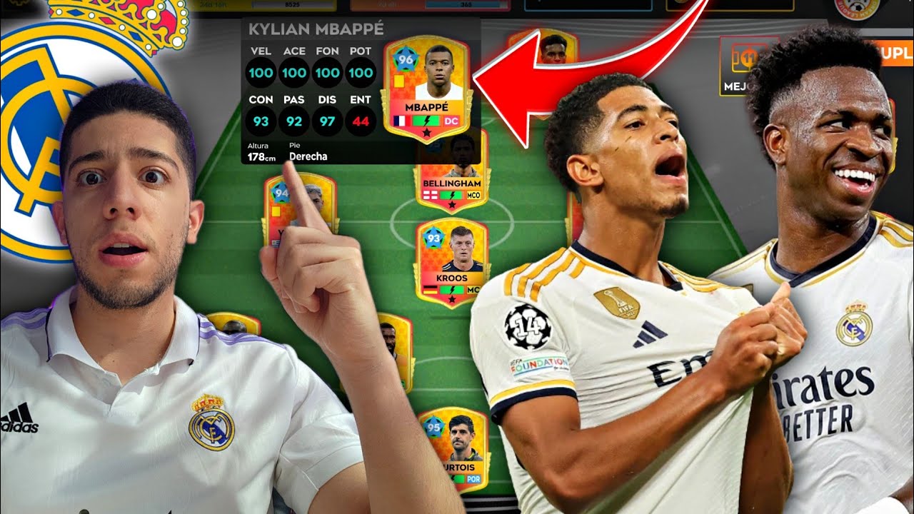 EQUIPAZO FULL REAL MADRID EN DREAM LEAGUE 25 🔥🏆☠️