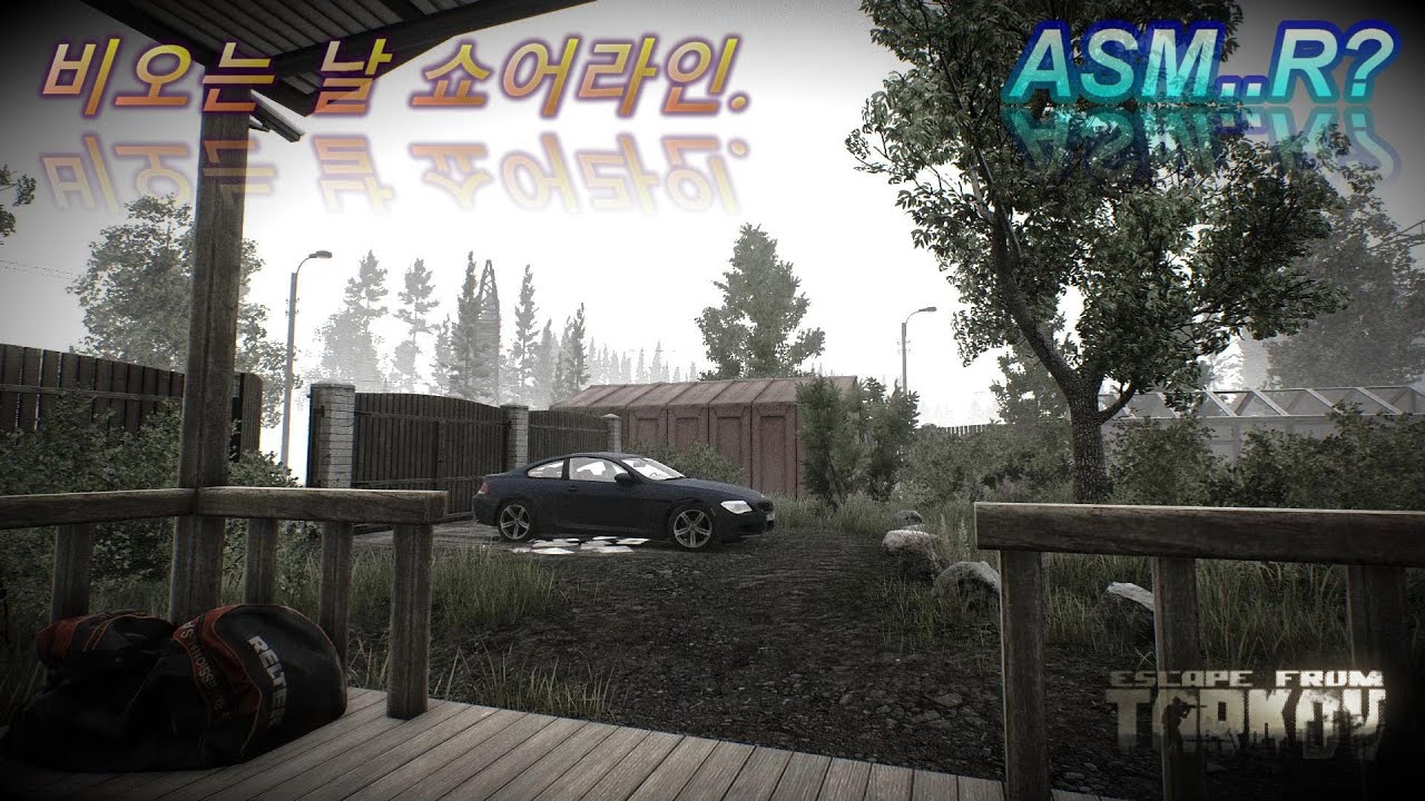 비오는 날 쇼어라인. ｛Rainy day in shoreline. Tarkov.｝│ASMR│타르코프