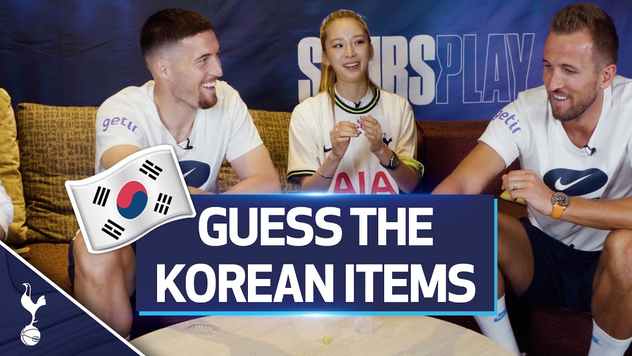 Harry Kane & Matt Doherty guess the use of everyday KOREAN ITEMS! 🇰🇷