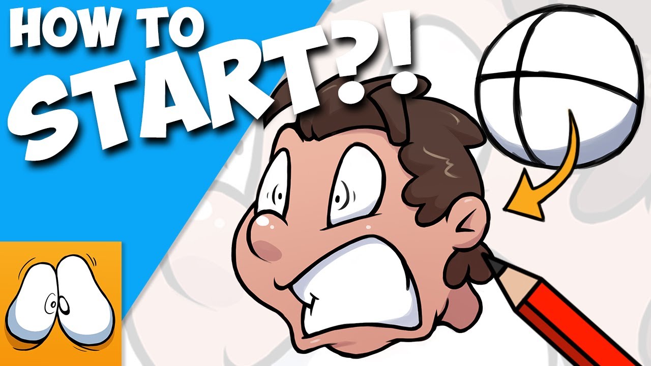 How To START A Drawing! (Heads!)