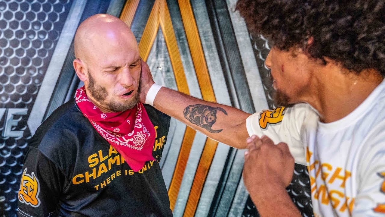 'Black Larry' faces 'Outlaw' in BRUTAL SlapFIGHT!