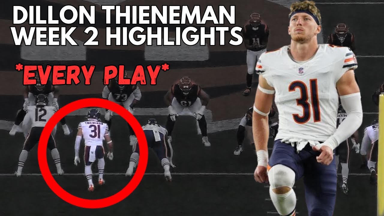 Dillon Thieneman Preseason Week 2 Highlights 🐻 | Bears vs Bengals