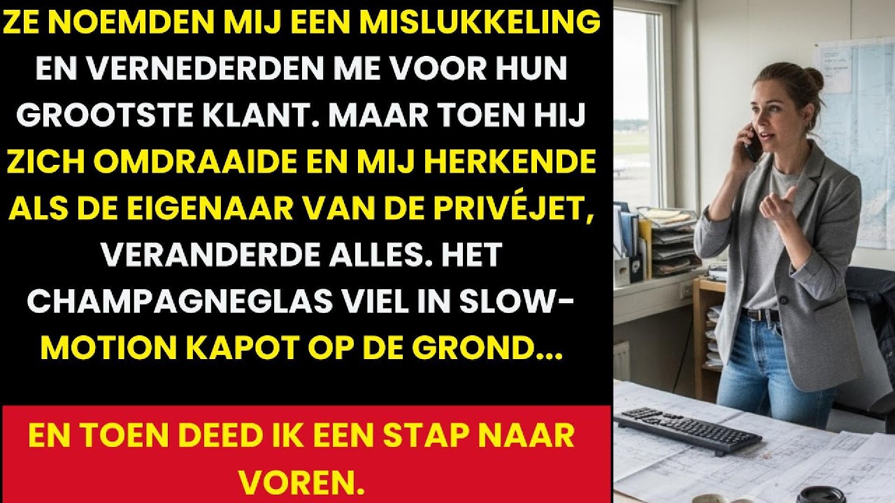 Familie Noemde Mij Een MISLUKKELING — Tot Hun Belangrijkste Klant Mij Zag In De Privéjet Terminal...