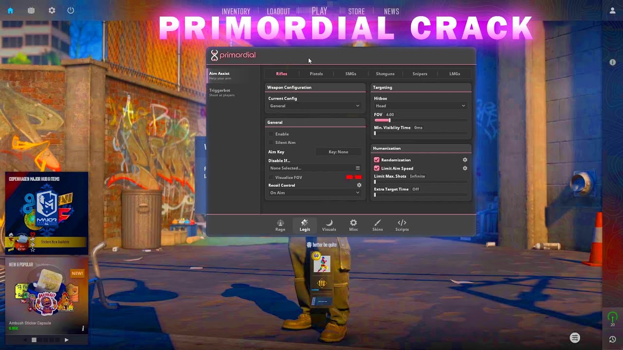 How to Inject Primordial Crack to CS2 [ DLL + INJECTOR ]