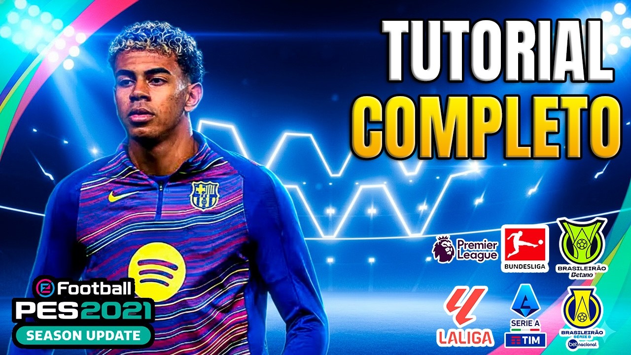 🔥 TUTORIAL COMPLETO — O PATCH MAIS LEVE PARA PES 2021 ATUALIZADO 2026 ⚽🔥