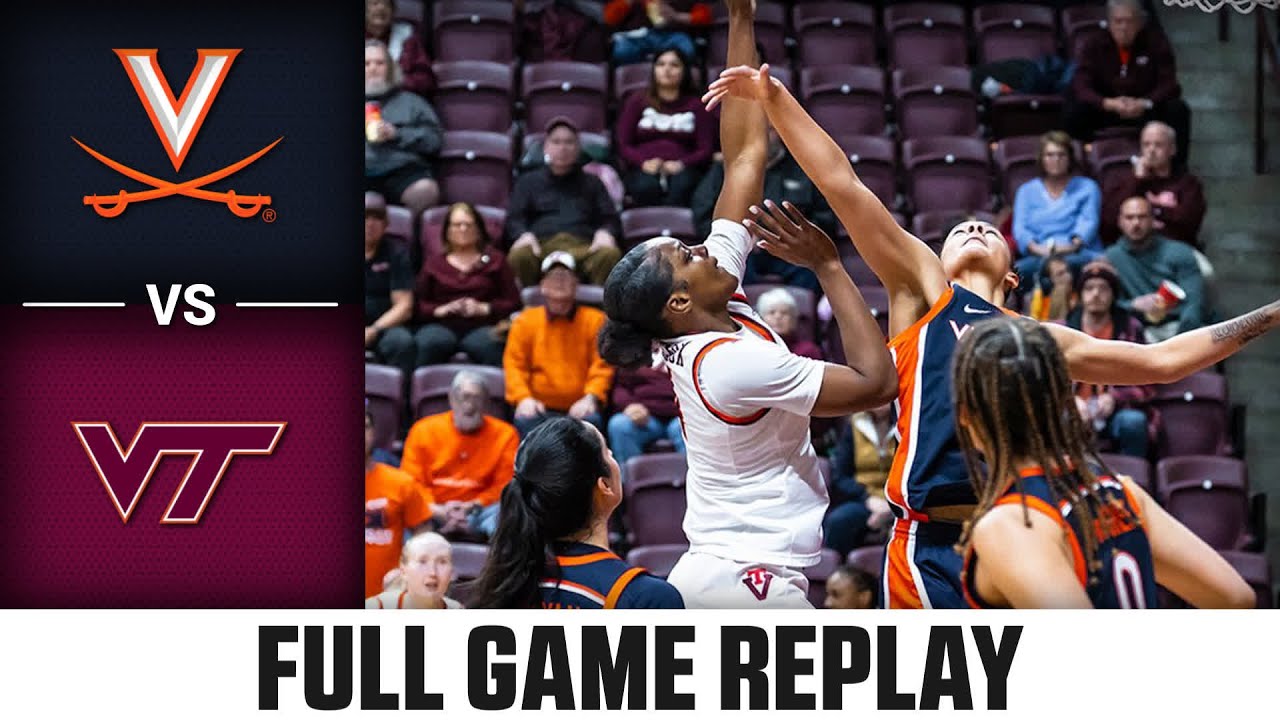 Virginia vs. Virginia Tech Full Game Replay | 2024-25 ACC Women's Basketball