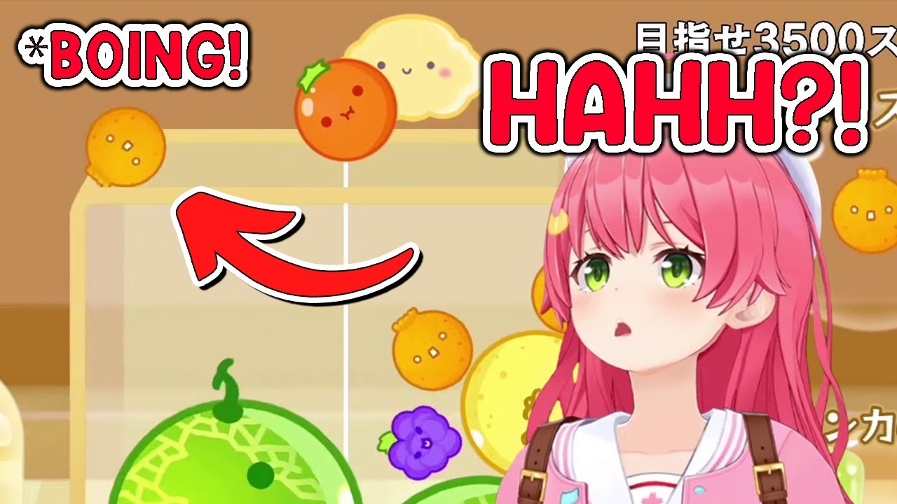 Miko gets trolled by Suika-Game