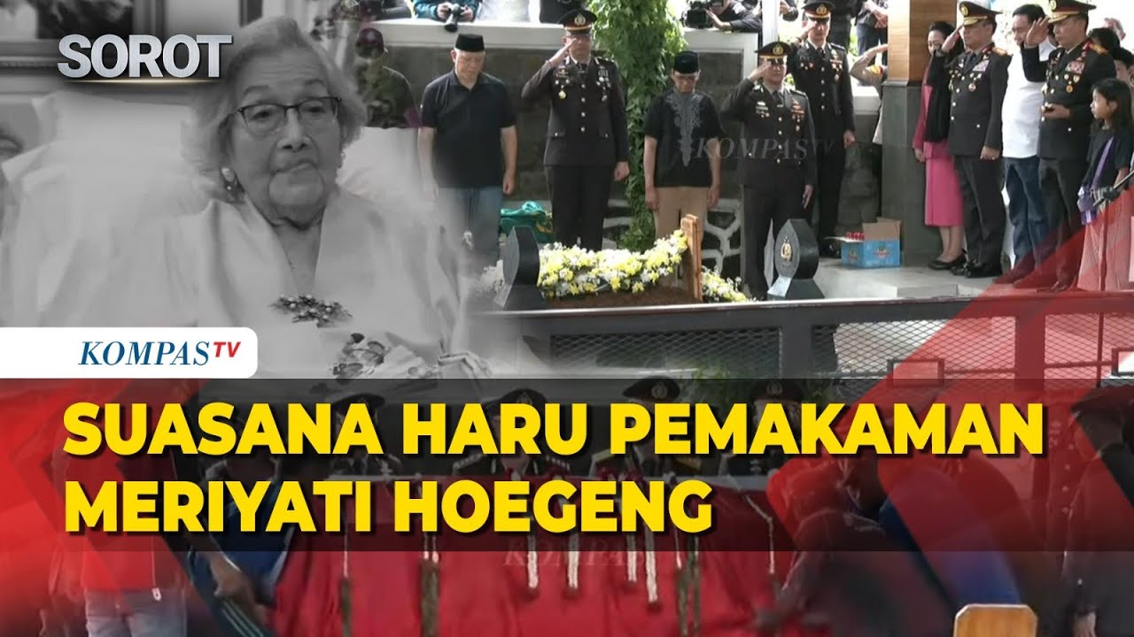 Suasana Haru Iringi Prosesi Pemakaman Meriyati Istri Jenderal Hoegeng