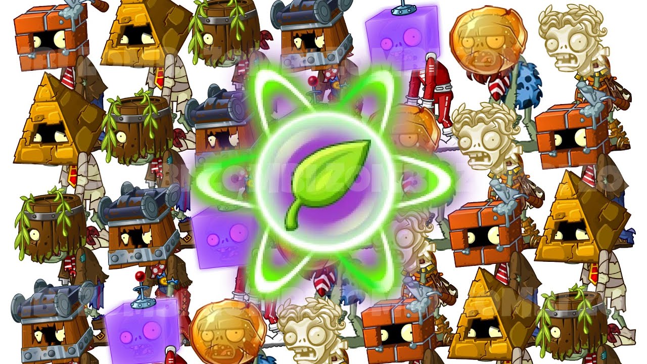 All Plants VS Brick head/Pyramid head/Barrel head/CartHead/Holo Head/Amber head/Bust Head Zombie