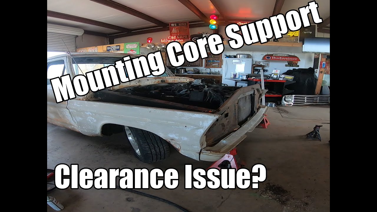 F100 Grand Marquis/Crown Vic Frame Swap How To Make Core Support for Radiator
