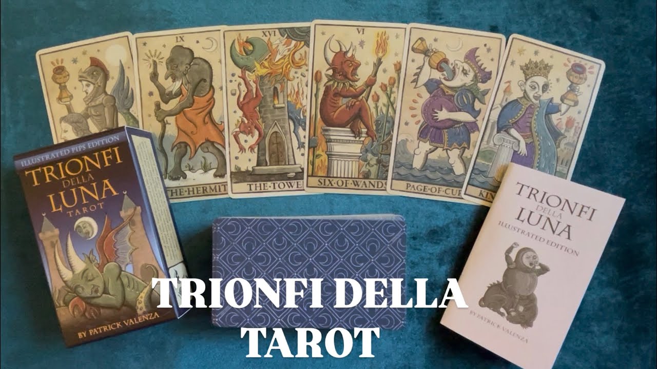 Trionfi Della Luna Tarot |⭐️New Release⭐️| Mass Produced Edition with Illustrated Pips