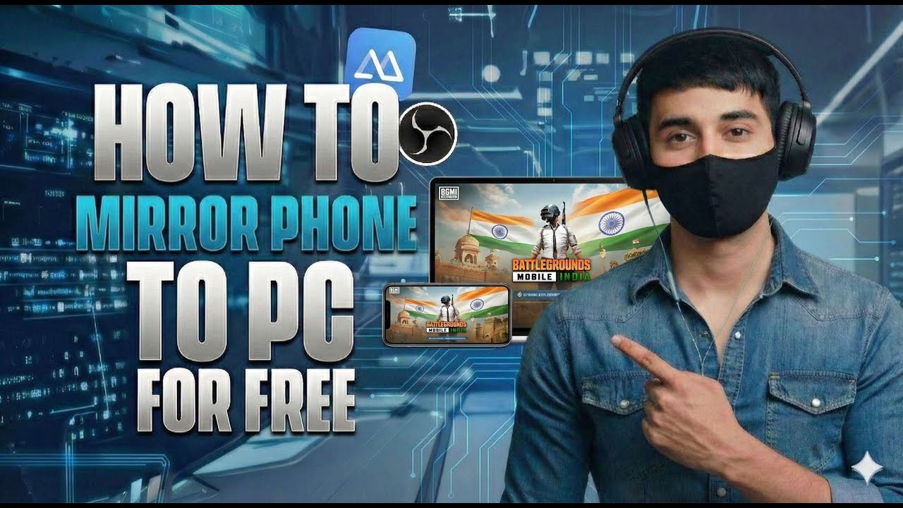 How to Mirror Phone to PC for FREE in 2026 (Step-by-Step Guide) | Easy Screen Mirroring@MrRyderLive