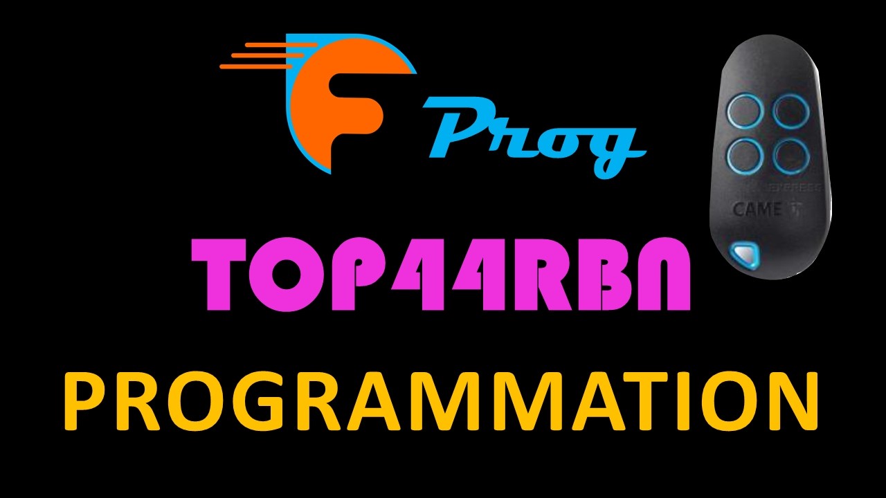 Informations sur télécommande TOP44RBN CAME