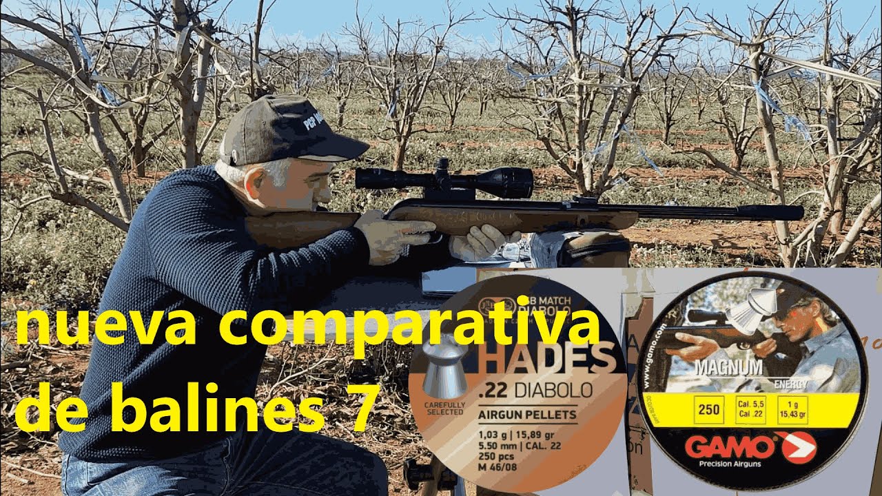 NUEVA COMPARATIVA DE BALINES//GAMO MAGNUM Y JSB HADES#joselucarabinaspcp