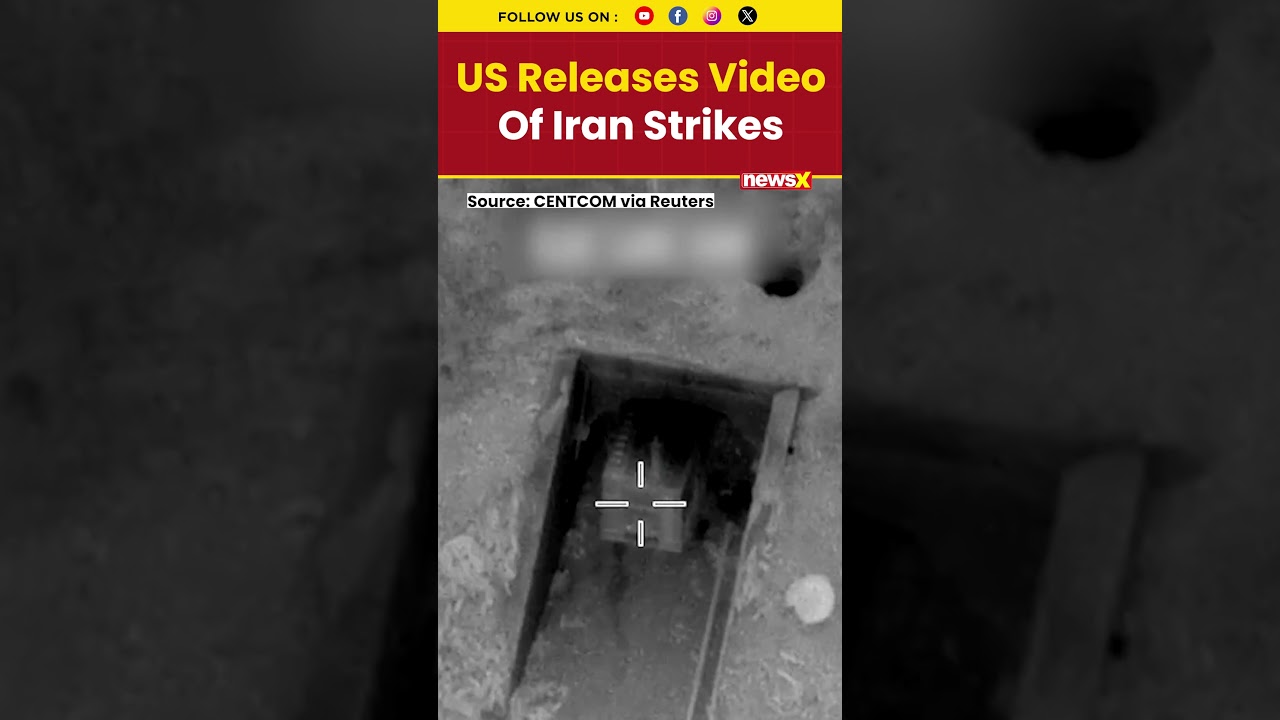 CENTCOM Releases Video Showing Strikes On Iranian Missile Launchers #viral #usiran