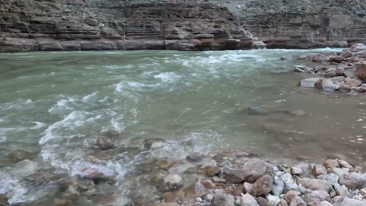 Colorado River Rapids at Tuckup Camp through the Grand Canyon