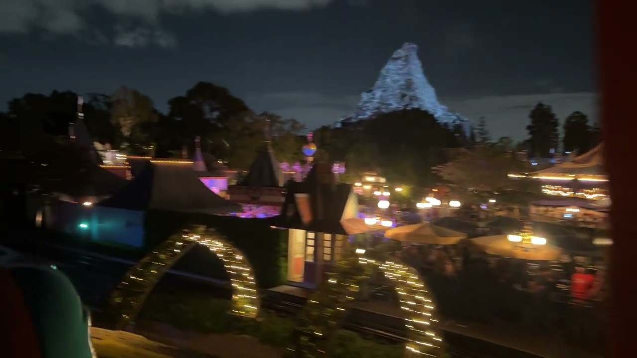 Casey Jr. Circus Train - Night POV - 7/25/25 - Disneyland 70th Celebration