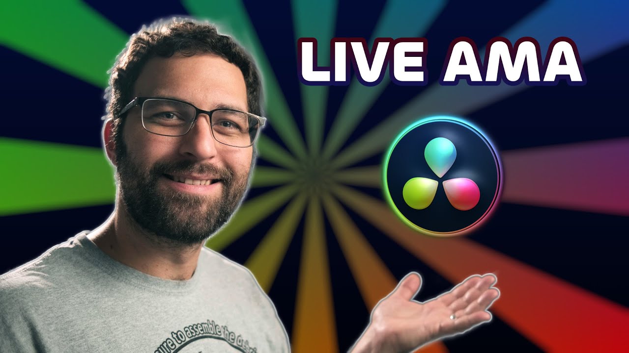 COLOR GRADING TUTORIAL COMING! DaVinci Resolve AMA