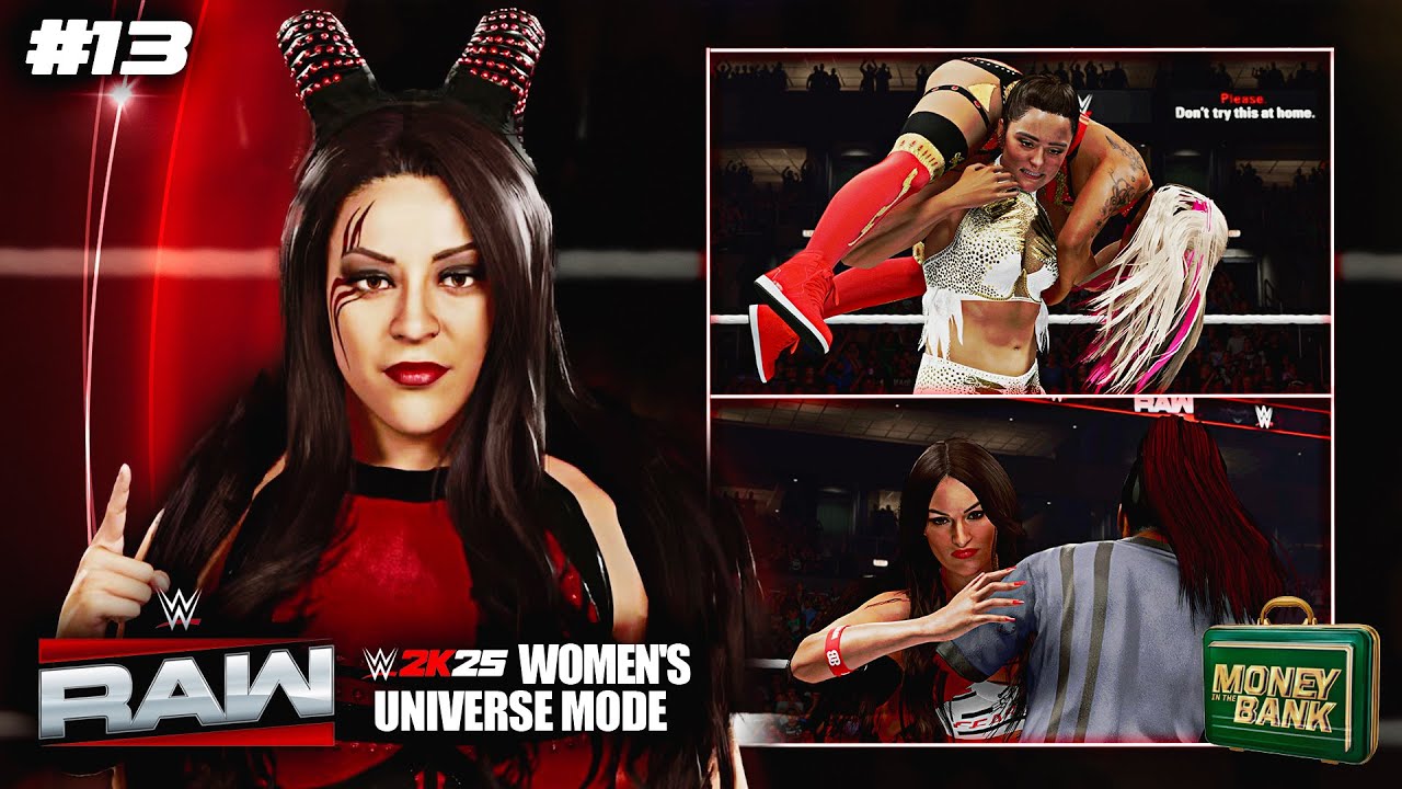 WWE 2K25 Женский режим Вселенной #13 — RAW