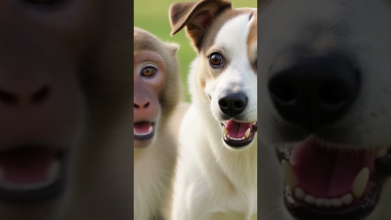 December 17, 2025 @teasing dog by monkey...