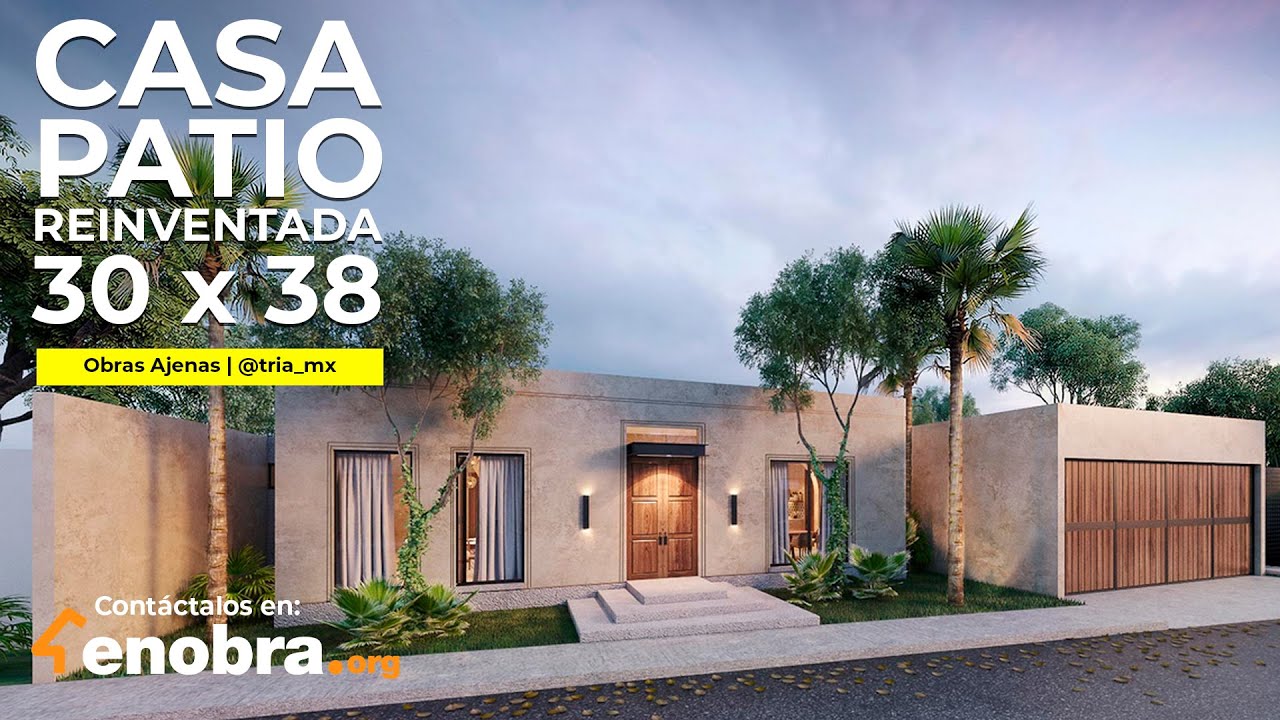 Espectacular CASA-PATIO de CHUKUM que reinterpreta la arquitectura COLONIAL YUCATECA | TRIA MX