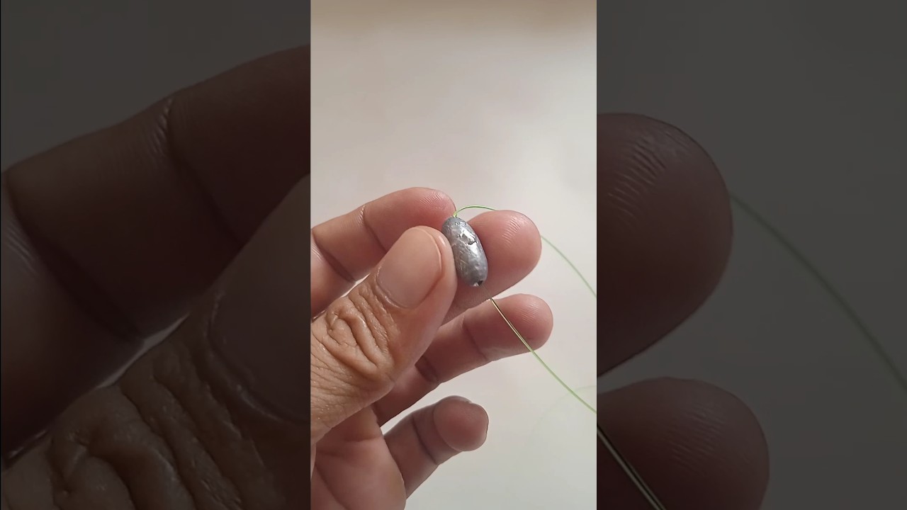 how to set up a fishing line with sinker 