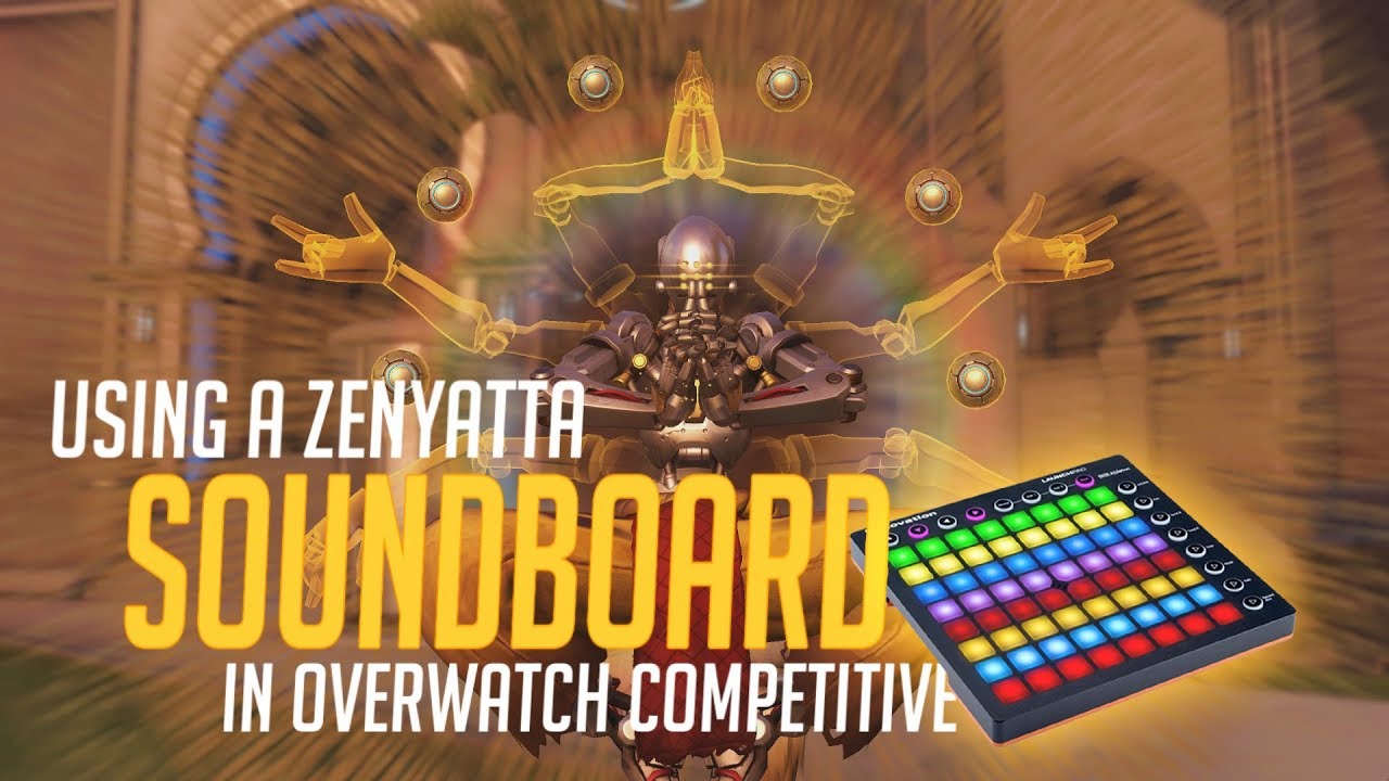 Using a Zenyatta Soundboard in Overwatch Competitive! (Overwatch Trolling)