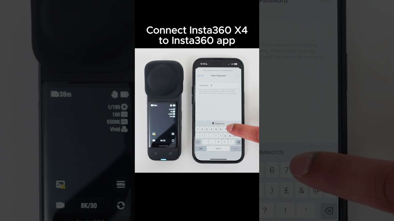 Connect Insta360 X4 To Insta360 App Method 2