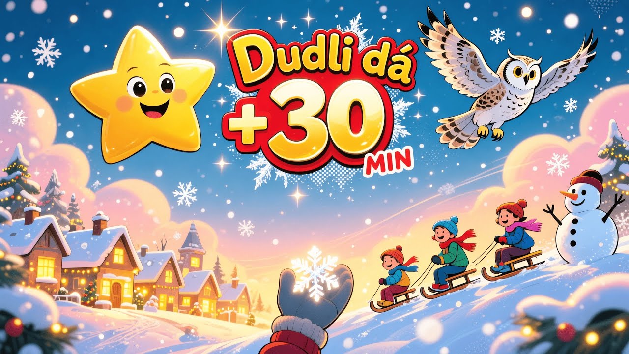 Dětské písničky +30 minut 🎄❄️ | Vánoce, zvířátka a hvězdička