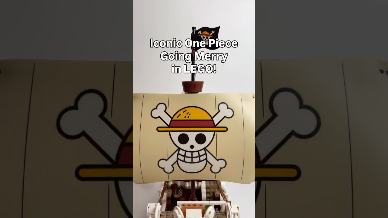 The iconic One Piece Going Merry in LEGO! 🏴&zwj;☠️ #newlego #legoonepiece