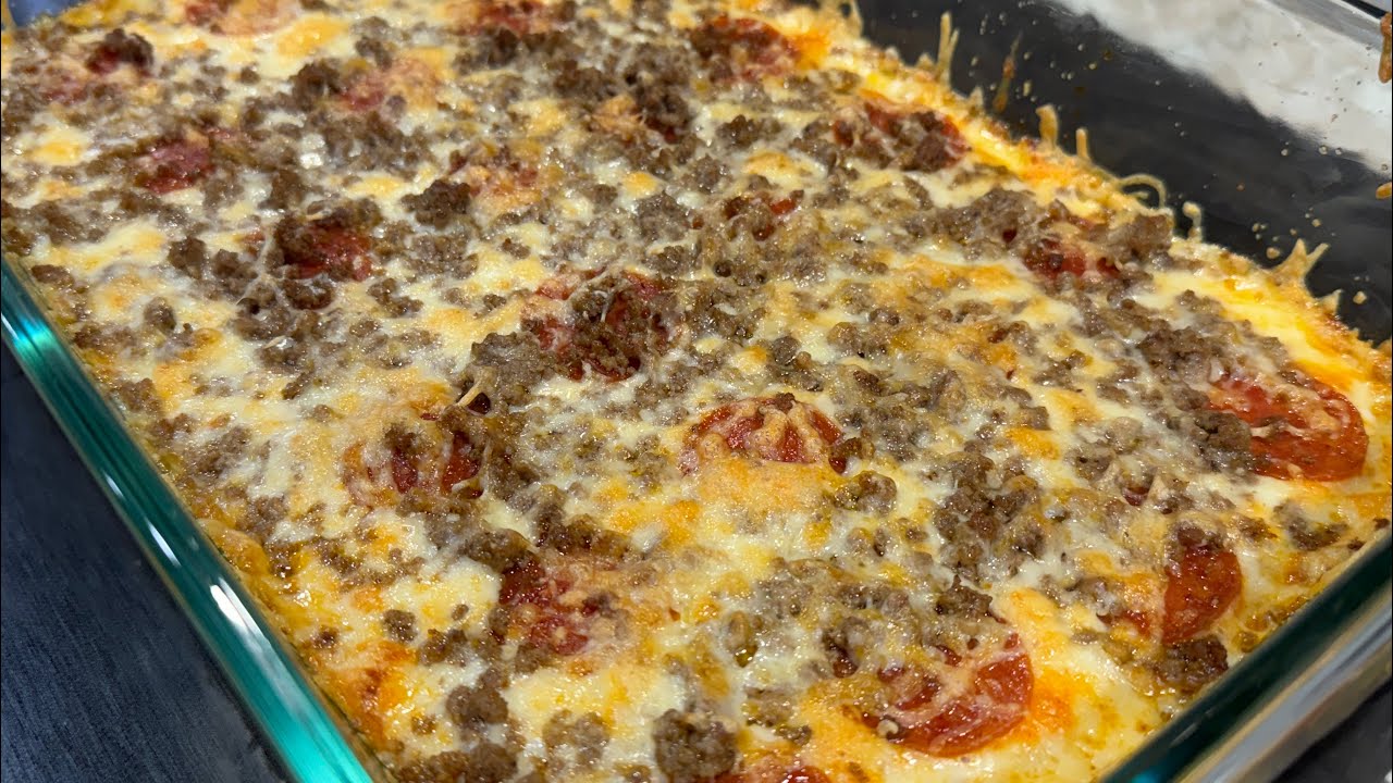 Animal-Based Diet Sicilian/Chicago Style Pizza / Low Carb / Gluten Free / Dirty Carnivore