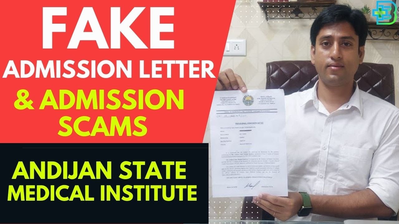 Fake Admission Letter of Andijan State Medical Institute | How Students Are Scammed? MUST WATCH