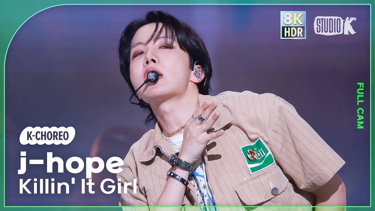 [K-Choreo 8K HDR] 제이홉 직캠 'Killin' It Girl’ (j-hope Choreography) 🎧공간음향.Ver @MusicBank 250620