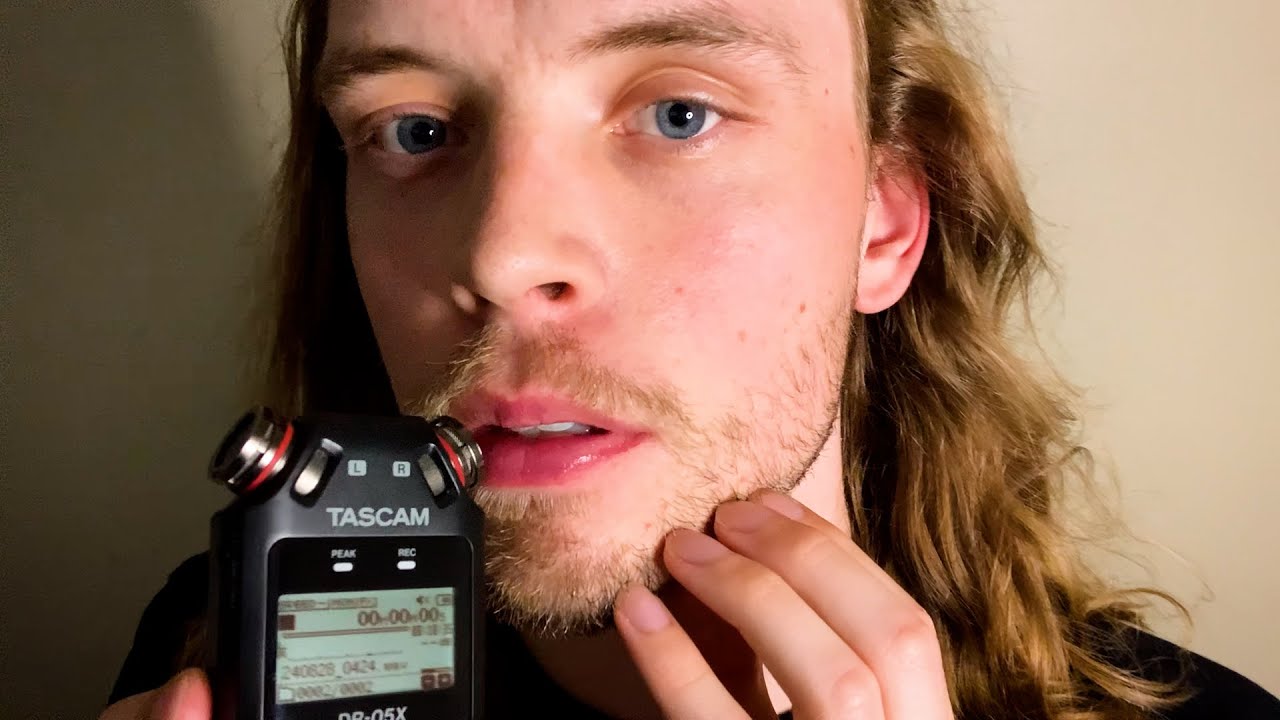 Beard Scratching and Ear to Ear Whispering ASMR