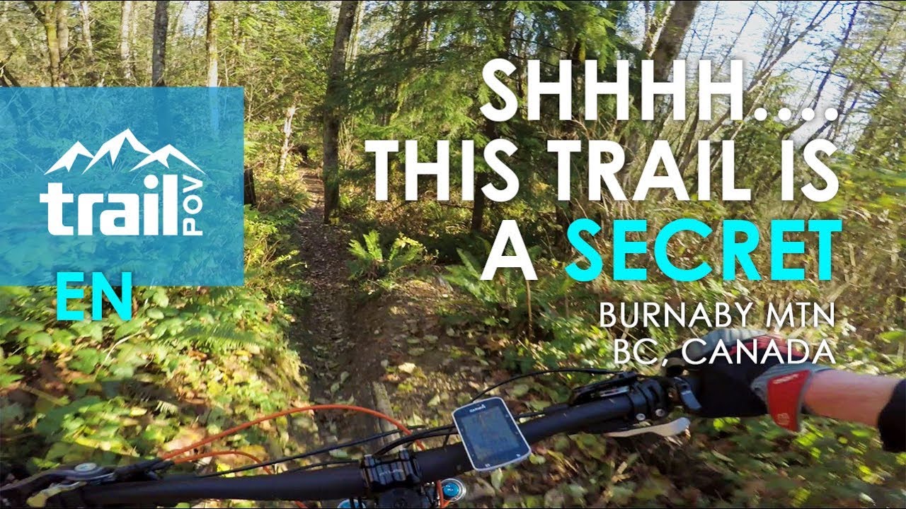 Steep flow down a Secret Trail || Burnaby Mountain, BC| Mountain Biking Trails