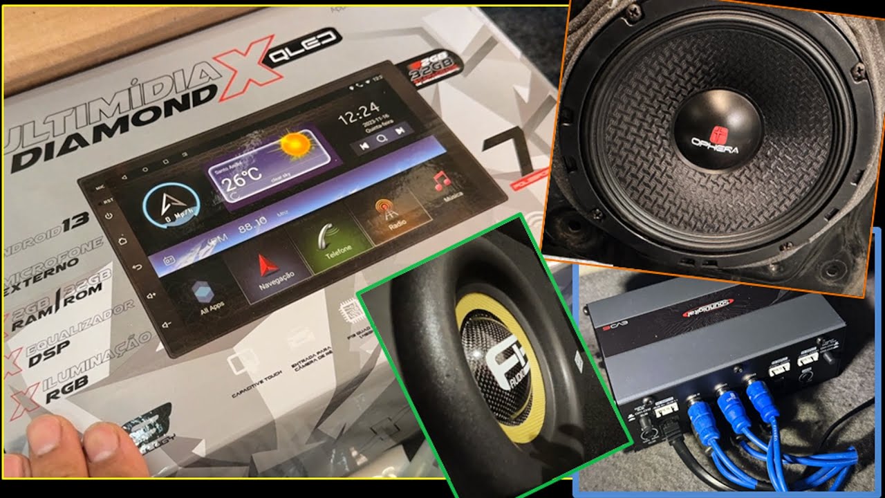 Fielder c/ Multimidia Diamond 7pol, Falantes Ophera, FB 450W 8', SD 800.5 by Felipe Nanba