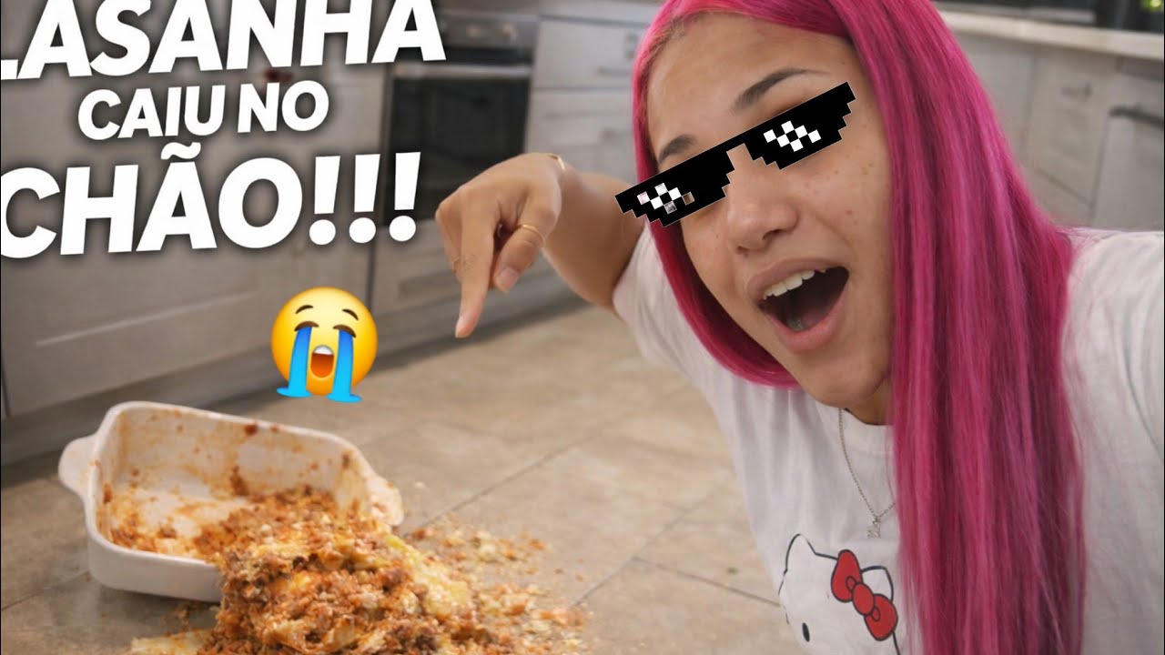 MINHA LASANHA QUASE CAIU NO CHÃO !