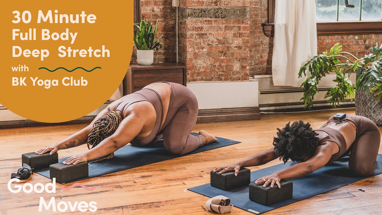 30 Minute Full Body Deep Stretch Flow To Improve Flexibility | Good Moves | Well+Good