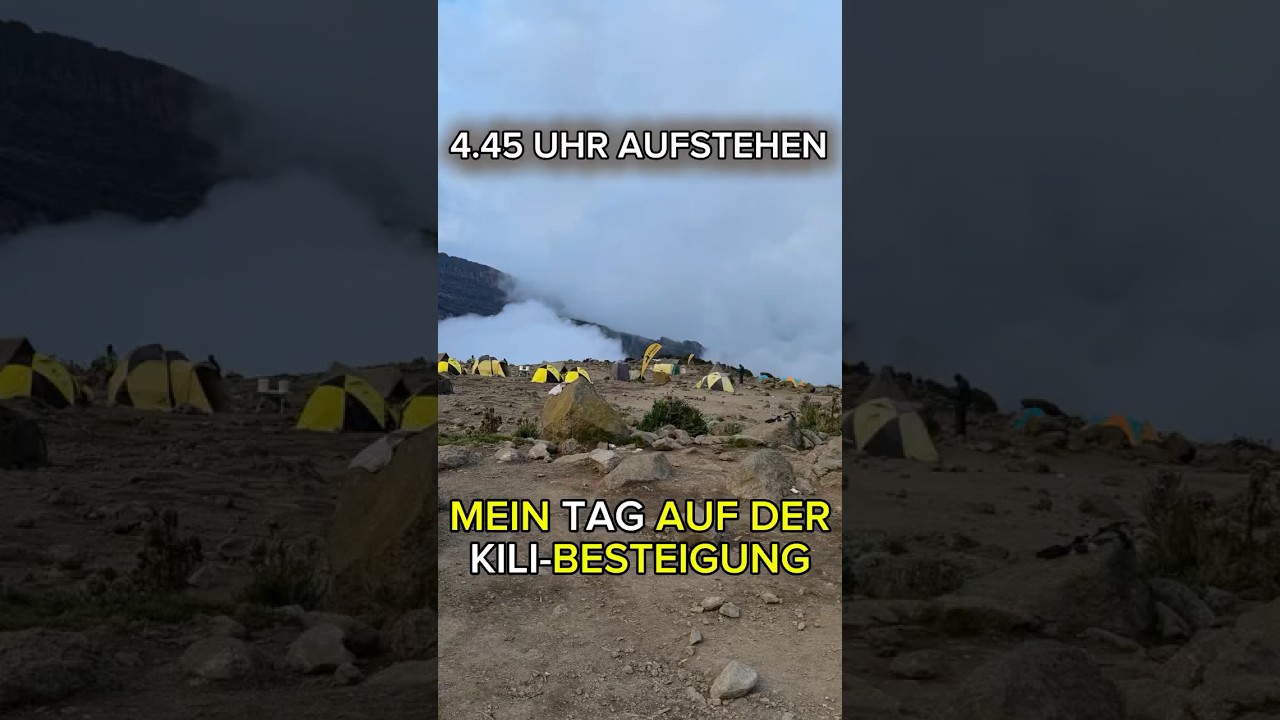 Mein Tagesablauf auf der Kili-Tour 😅☀️💪🏻