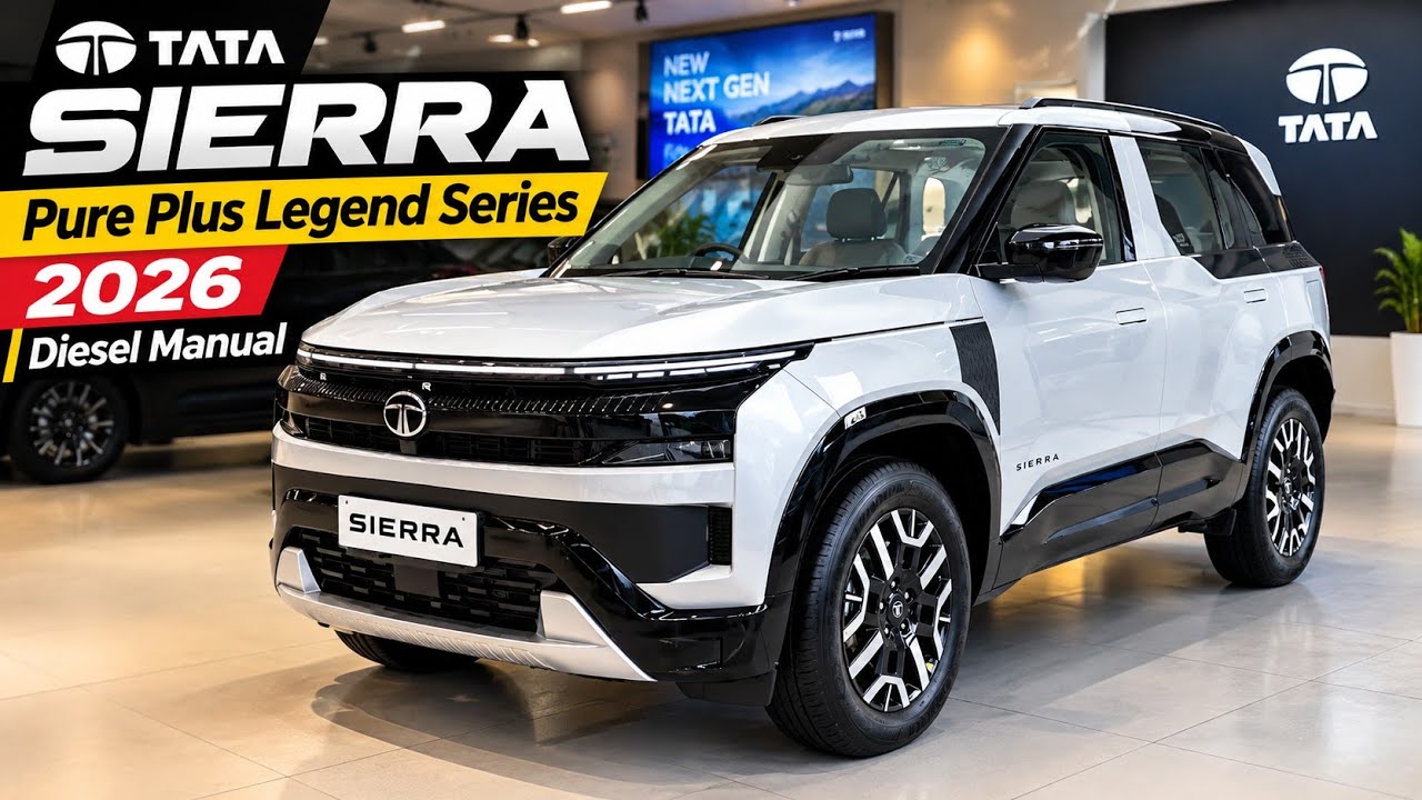 New Tata Sierra Pure Plus Legend Diesel MT 2026 | Detailed Review |