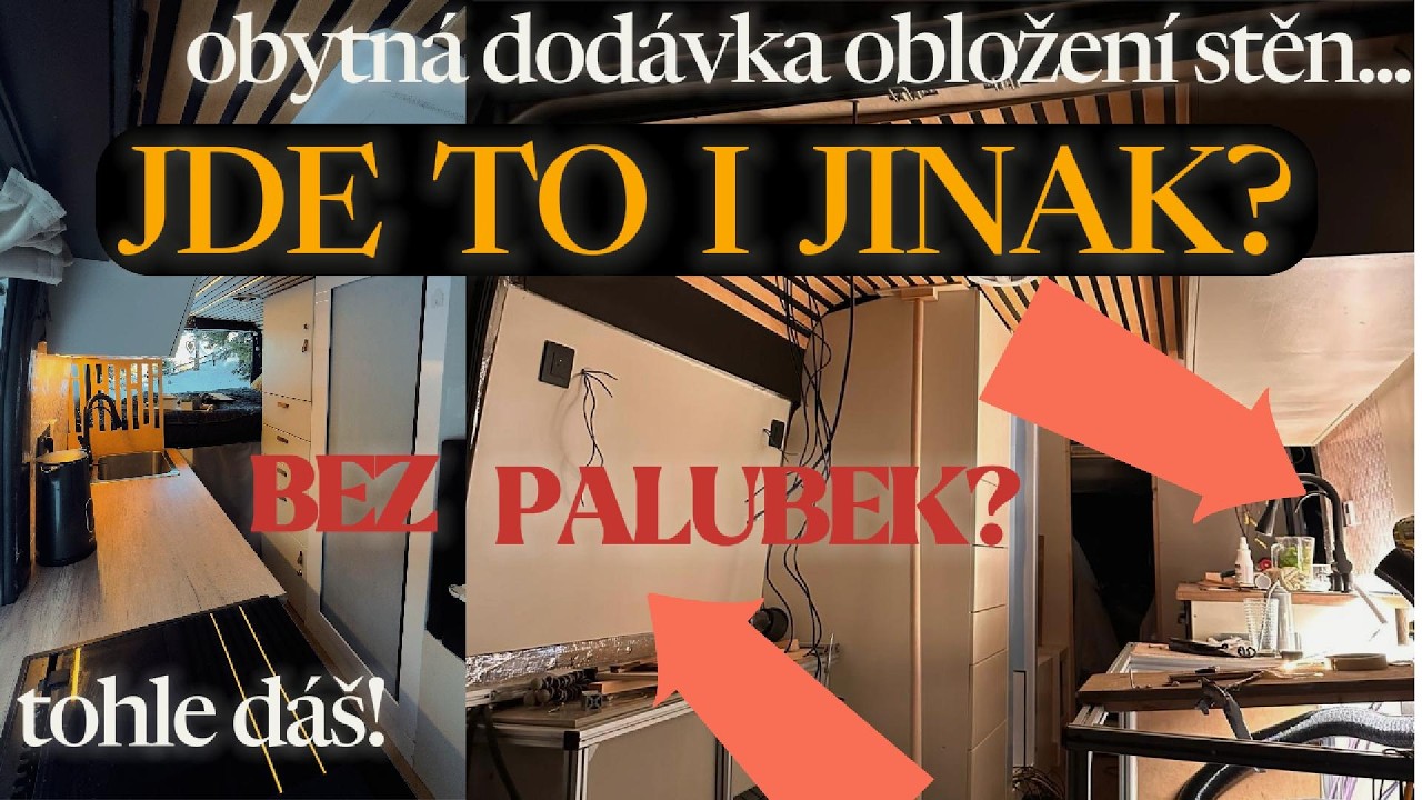 MODERNÍ interiér dodávky | Jak na stěny bez palubek |Stěny v dodávce bez viditelných spojů část 1/2