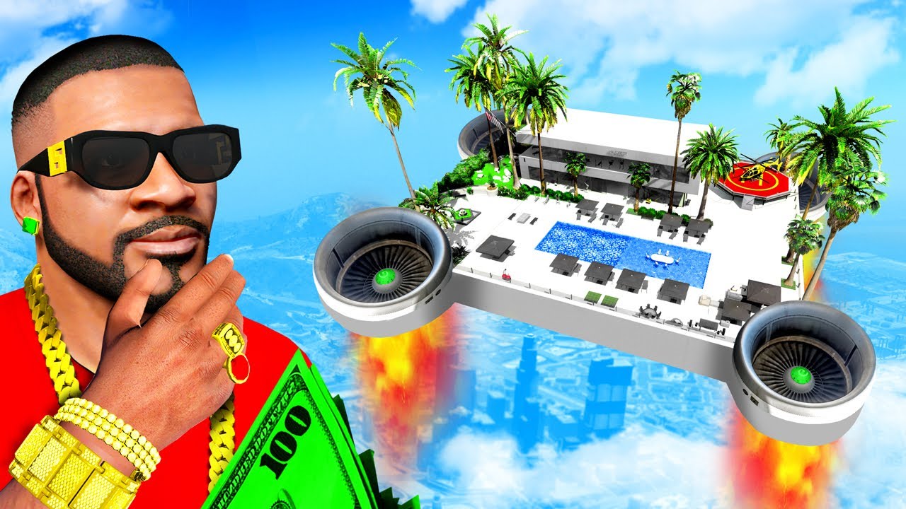 Franklin's FLEXILLIONAIRE HOUSE Upgrade in GTA 5!